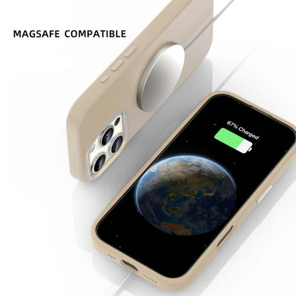 For iPhone 16 Mutural Karen Series Liquid Silicone MagSafe Magnetic Phone Case(Grey) - iPhone 16 Cases by Mutural | Online Shopping UK | buy2fix