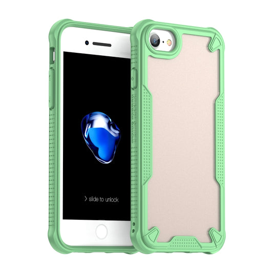 For iPhone 8 Armor Glaze PC Hybrid TPU Phone Case(Green) - iPhone SE 2022 / 2020 / 8 / 7 Cases by buy2fix | Online Shopping UK | buy2fix