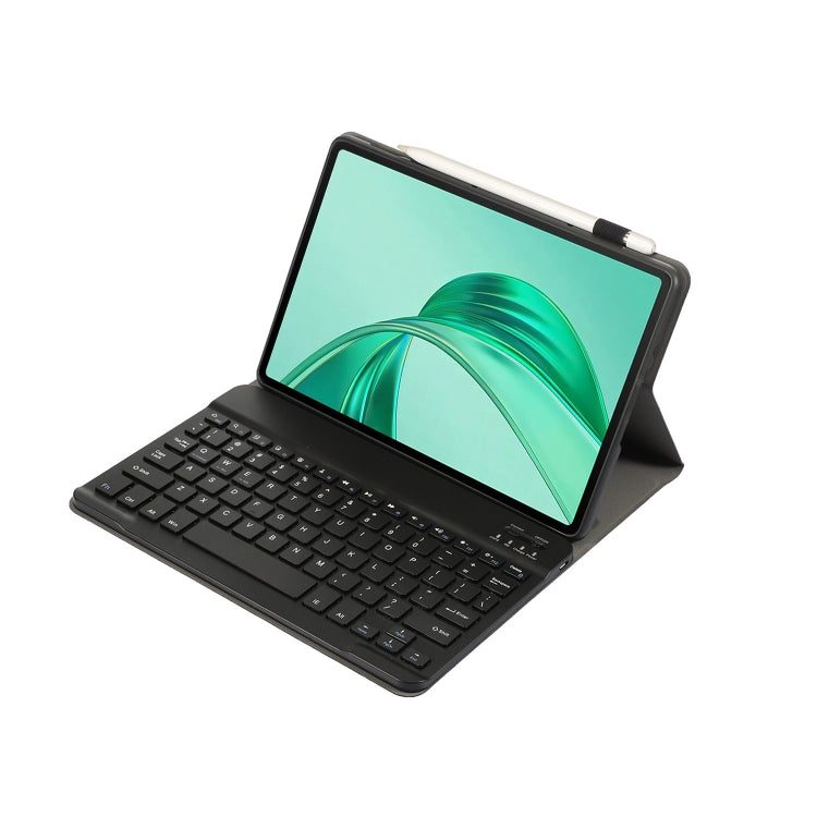 For Honor Pad X8a / X9 2024 AH25 Ultra-thin Detachable Bluetooth Keyboard Leather Tablet Case(Black) - Huawei Keyboard by buy2fix | Online Shopping UK | buy2fix