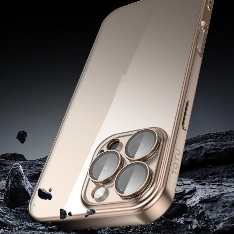 For iPhone 16 TOTU PC-2 Soft Jane Series Electroplated TPU Phone Case with Lens Film(Silver) - iPhone 16 Cases by TOTUDESIGN | Online Shopping UK | buy2fix