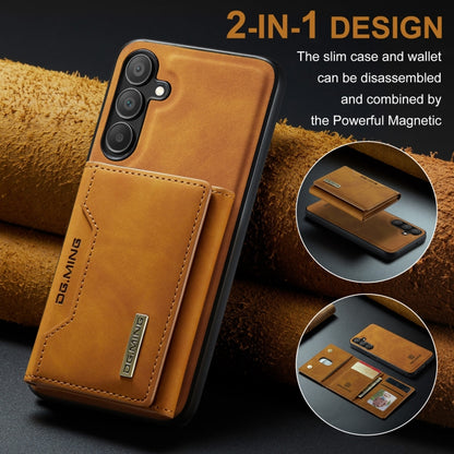 For Samsung Galaxy A16 5G DG.MING M2 Series 3-Fold Multi Card Bag + Magnetic Phone Case(Brown) - Galaxy Phone Cases by DG.MING | Online Shopping UK | buy2fix