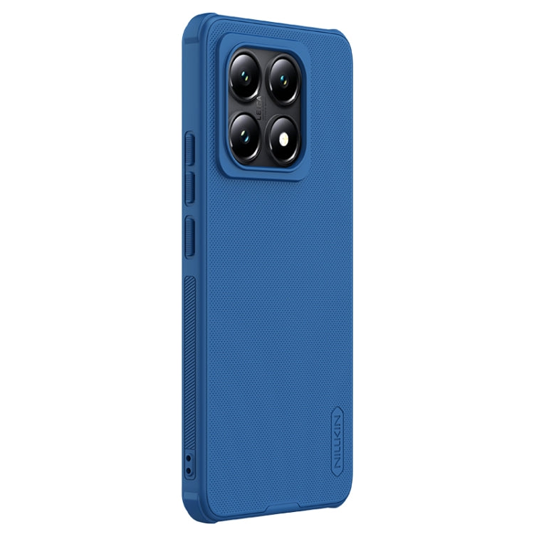 For Xiaomi 14T NILLKIN Frosted Shield Pro PC + TPU Phone Case(Blue) - 14T Cases by NILLKIN | Online Shopping UK | buy2fix