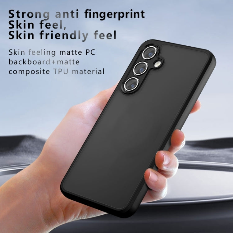 For Samsung Galaxy S25 5G Armor Precise Hole PC Hybrid TPU Phone Case(Transparent) - Galaxy S25 5G Cases by buy2fix | Online Shopping UK | buy2fix