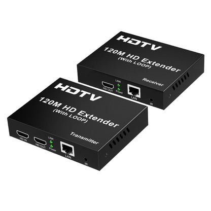 120m HDTV Network Extender(UK Plug) - Amplifier by buy2fix | Online Shopping UK | buy2fix