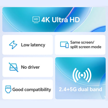 G127 4K 30Hz HD Wireless Display Dongle Adapter Same Screen Device(Green) - Wireless Display Dongle by buy2fix | Online Shopping UK | buy2fix