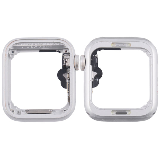 For Apple Watch Series 5 44MM LTE Aluminium Alloy Middle Frame Bezel Plate with Crown Spin Axis Flex Cable(Silver) - Middle Frame by buy2fix | Online Shopping UK | buy2fix