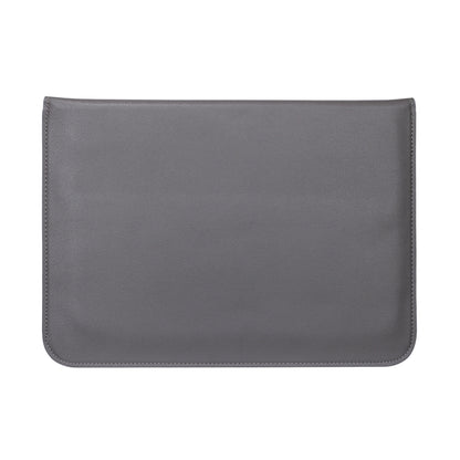 PU Leather Ultra-thin Envelope Bag Laptop Bag for MacBook Air / Pro 11 inch, with Stand Function(Space Gray) - Protective Bags by buy2fix | Online Shopping UK | buy2fix