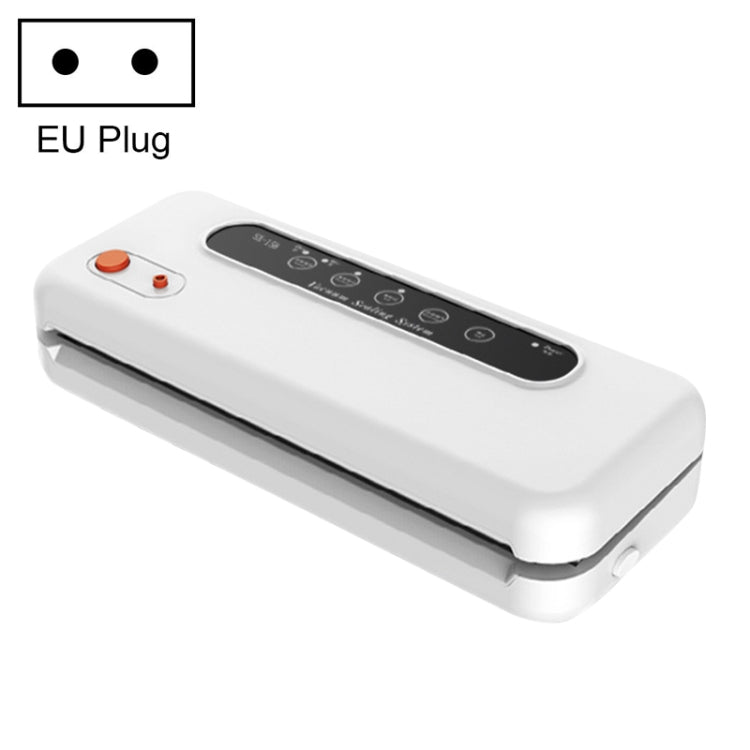 Household Commercial Food Vacuum Plastic Packaging Machine Sealer Closer Machine, EU Plug (White) - Preservation Supplies by buy2fix | Online Shopping UK | buy2fix