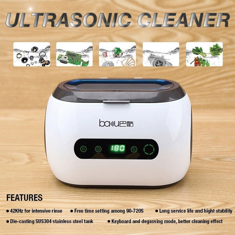 baku BA-3060 110V Household Glasses Jewelry Cleaning Tools Ultrasonic Cleaning Machine, US Plug - Cleanser by buy2fix | Online Shopping UK | buy2fix