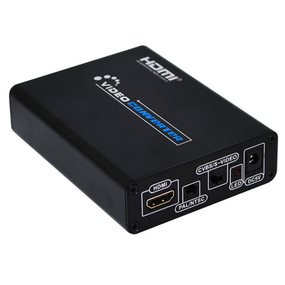 HDMI to Composite / AV S-Video Converter RCA CVBS/L/R Video Converter Adapter, AU Plug - Converter by buy2fix | Online Shopping UK | buy2fix