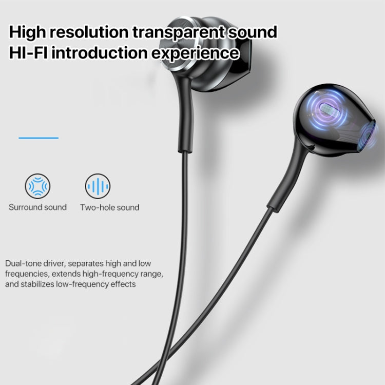 Yesido YH40 3.5mm Plug Wired HiFi Sound Music Earphones with Mic - Normal Style Earphone by Yesido | Online Shopping UK | buy2fix