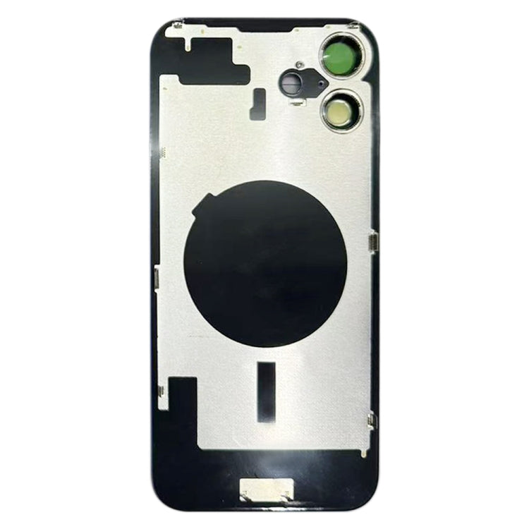 For iPhone 16 Plus Battery Back Cover with Camera Lens Cover(Cyan) -  by buy2fix | Online Shopping UK | buy2fix