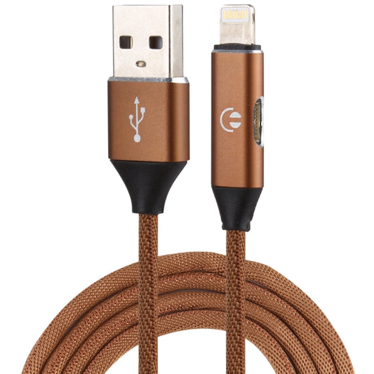 Multifunction 1m 3A 8 Pin Male & 8 Pin Female to USB Nylon Braided Data Sync Charging Audio Cable(Brown) - Multifunction Cable by buy2fix | Online Shopping UK | buy2fix