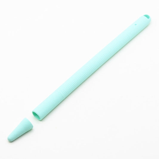 Stylus Pen Silica Gel Shockproof Protective Case for Apple Pencil 2 (Sky Blue) - Pencil Accessories by buy2fix | Online Shopping UK | buy2fix