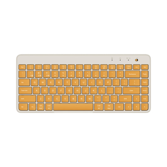 Original Xiaomi XMBXJP01YM 85 Keys Portable Dual-mode Keyboard (Beige White) - Wireless Keyboard by Xiaomi | Online Shopping UK | buy2fix