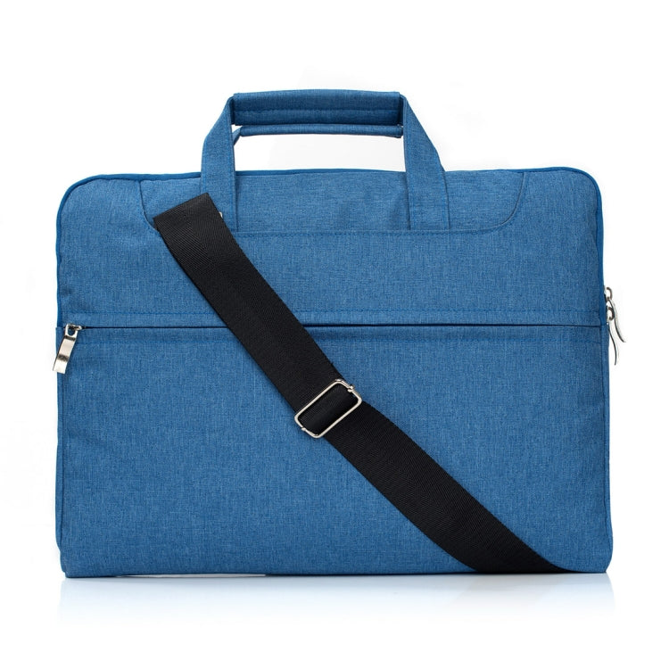 Portable One Shoulder Handheld Zipper Laptop Bag, For 11.6 inch and Below Macbook, Samsung, Lenovo, Sony, DELL Alienware, CHUWI, ASUS, HP (Blue) - 10 - 11 inch by buy2fix | Online Shopping UK | buy2fix
