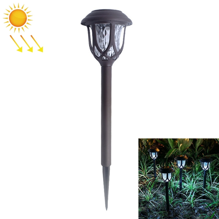 Solar Energy Coffee Outdoor Lawn Lamp IP65 Waterproof LED Decorative Garden Light (White Light) - Solar Lights by buy2fix | Online Shopping UK | buy2fix