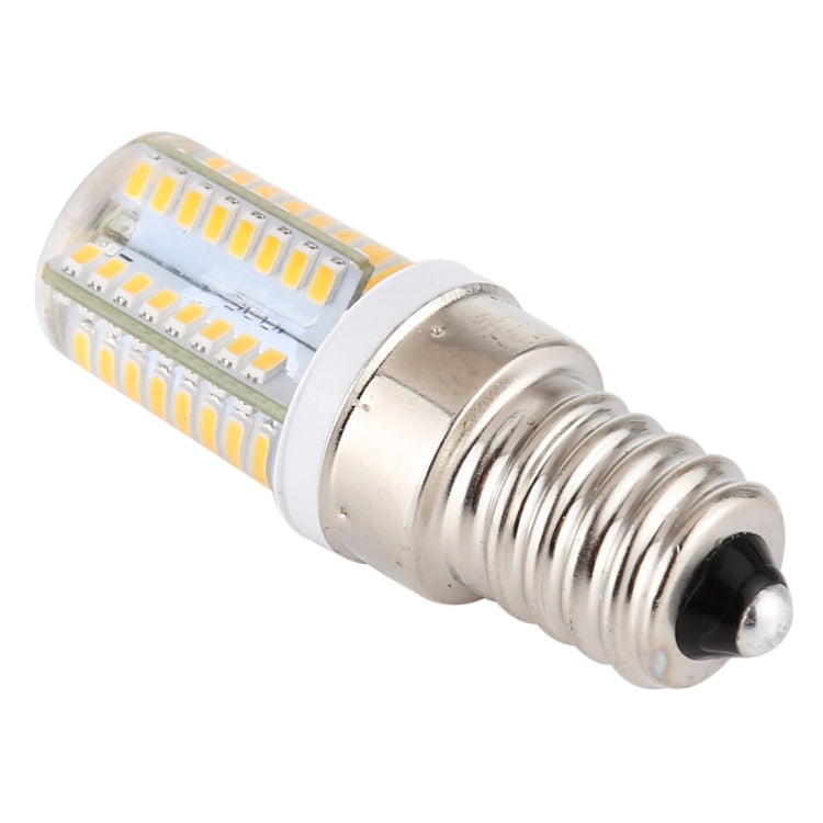 E14 SMD 3014 64 LEDs Dimmable LED Corn Light, AC 220V (Warm White) - LED Blubs & Tubes by buy2fix | Online Shopping UK | buy2fix