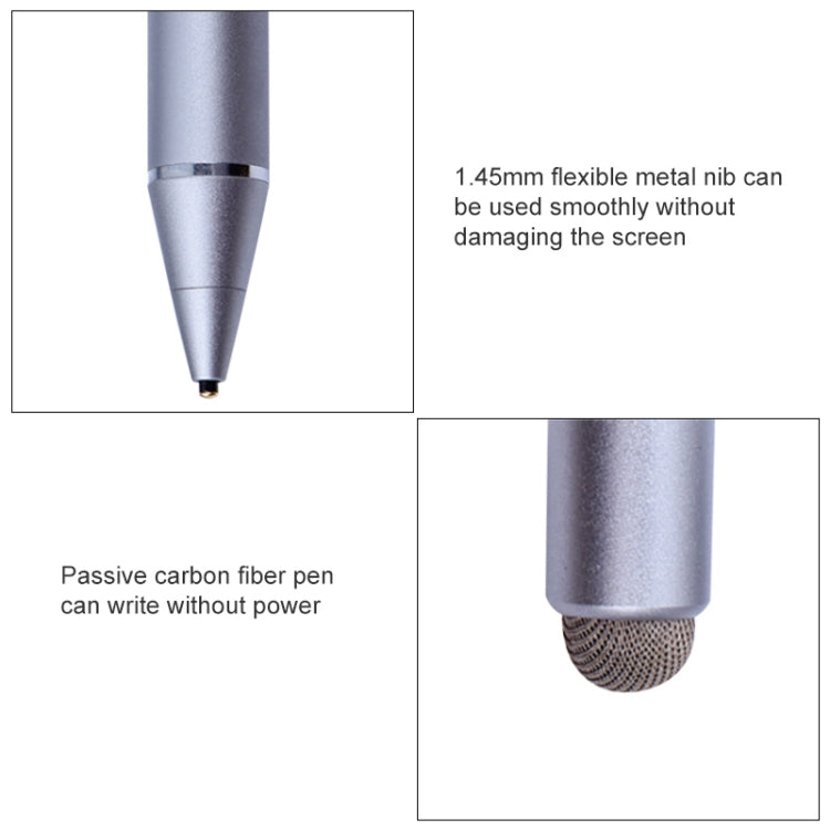 N1 1.45mm Metal Tip Capacitive Stylus Pen (White) - Stylus Pen by buy2fix | Online Shopping UK | buy2fix