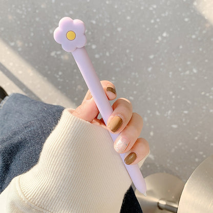 Cute Cartoon Silicone Protective Cover for Apple Pencil 1(Purple) - Pencil Accessories by buy2fix | Online Shopping UK | buy2fix