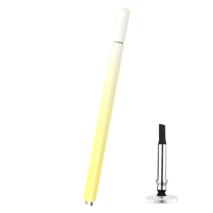 Universal Nano Disc Nib Capacitive Stylus Pen with Magnetic Cap & Spare Nib (Yellow) - Stylus Pen by buy2fix | Online Shopping UK | buy2fix