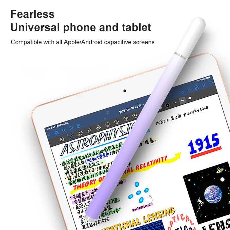 Universal Nano Disc Nib Capacitive Stylus Pen with Magnetic Cap & Spare Nib (Blue) - Stylus Pen by buy2fix | Online Shopping UK | buy2fix