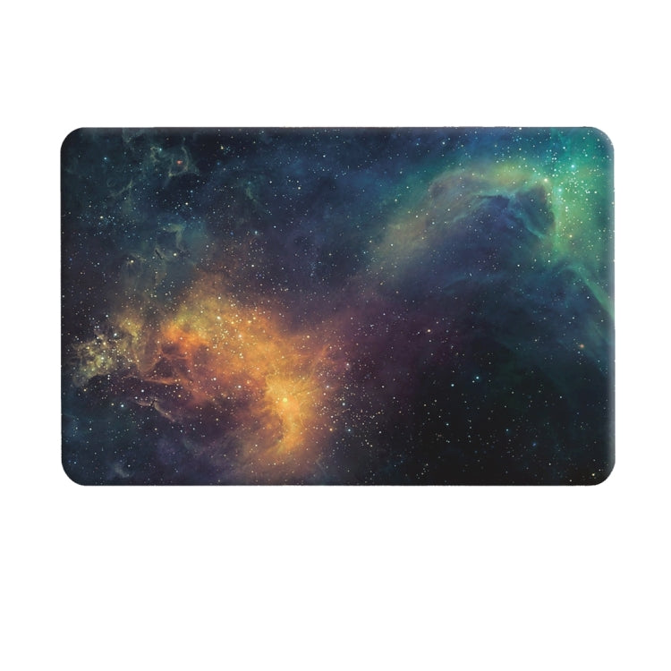 For Macbook Pro 15.4 inch Starry Sky Patterns Apple Laptop Water Decals PC Protective Case(Green) - MacBook Pro Cases by buy2fix | Online Shopping UK | buy2fix