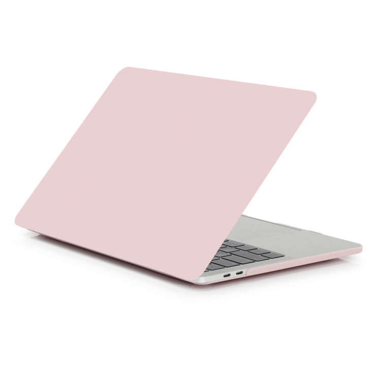 Laptop Frosted Style PC Protective Case for MacBook Pro 15.4 inch A1990 (2018)(Light Pink) - MacBook Pro Cases by buy2fix | Online Shopping UK | buy2fix