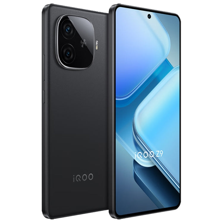 vivo iQOO Z9, Dual Back Cameras, 8GB+128GB, Face ID Screen Fingerprint Identification, 6.78 inch Android 14.0 OriginOS 4 Snapdragon 7 Gen 3 Octa Core 2.63GHz, OTG, NFC, Network: 5G, Support Google Play (Black) - vivo by vivo | Online Shopping UK | buy2fix