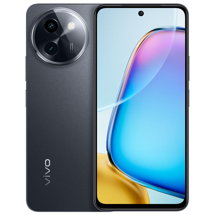 vivo Y200i, Dual Back Cameras, 12GB+256GB, Face ID Screen Fingerprint Identification, 6.72 inch Android 14.0 OriginOS 4 Snapdragon 4 Gen 2 Octa Core 2.2GHz, OTG, Network: 5G, Support Google Play (Black) - vivo by vivo | Online Shopping UK | buy2fix