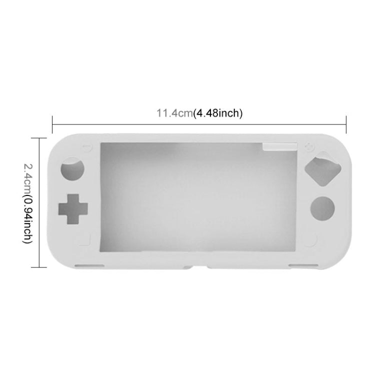 IPLAY Game Host Silicone Full Coverage Protective Case with Screen Protector for Switch Lite(Transparent) - Cases by iplay | Online Shopping UK | buy2fix