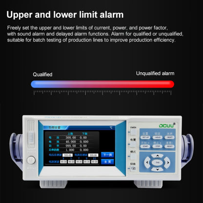 DCUU PM2818C AC / DC 40A Intelligent Electrical Parameters Measuring Instrument (EU Plug) - Current & Voltage Tester by buy2fix | Online Shopping UK | buy2fix