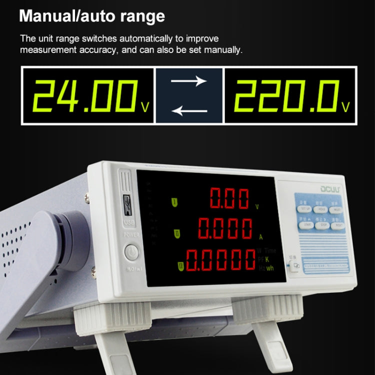 DCUU PM9915 Intelligent Electrical Parameters Measuring Instrument (US Plug) - Current & Voltage Tester by buy2fix | Online Shopping UK | buy2fix