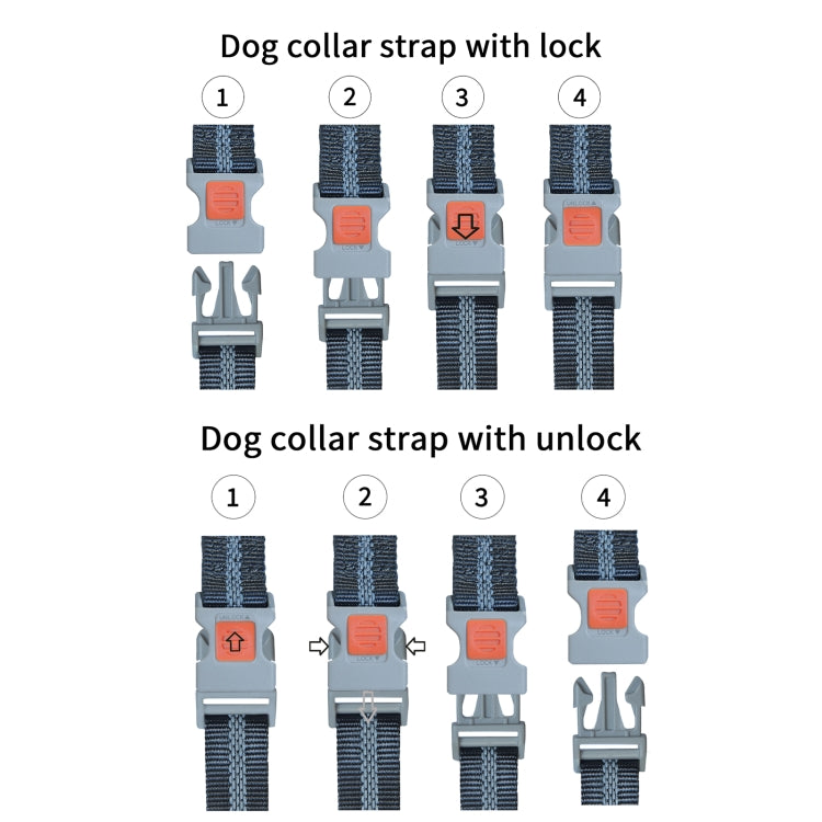 Tsattine T11 Dog Training Device Anti-Bark Waterproof Pet Training Collar, One to One (Black White) - Training Aids by buy2fix | Online Shopping UK | buy2fix