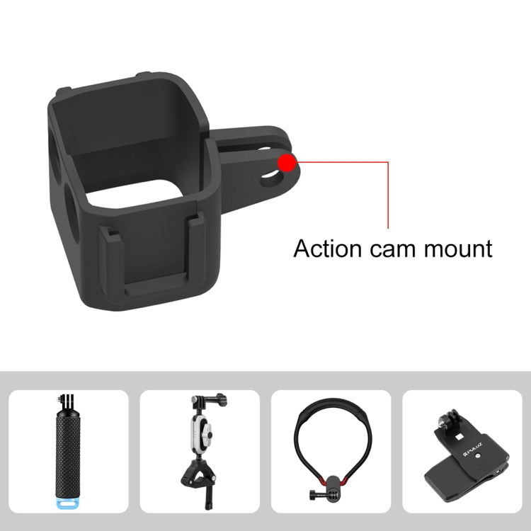 For DJI OSMO Pocket 3 PULUZ Protection Frame Cage Expansion Adapter Bracket (Black) - Mount & Holder by PULUZ | Online Shopping UK | buy2fix