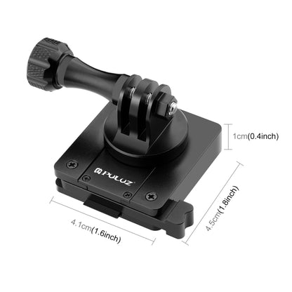 PULUZ Aluminum Quick Release Bracket NVG Helmet Mount for GoPro and Other Action Cameras (Black) - Helmet Mount by PULUZ | Online Shopping UK | buy2fix