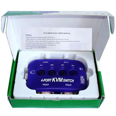 4-PORT KVM Switch - Others by buy2fix | Online Shopping UK | buy2fix