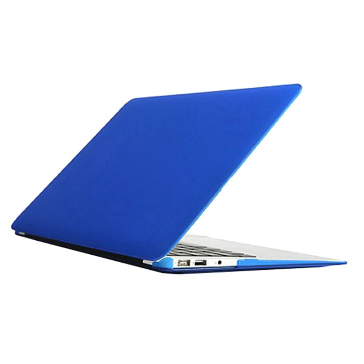 For MacBook Air 13.3 inch A1466 2012-2017 / A1369 2010-2012 Laptop Frosted Hard Plastic Protective Case(Blue) - MacBook Air Cases by buy2fix | Online Shopping UK | buy2fix