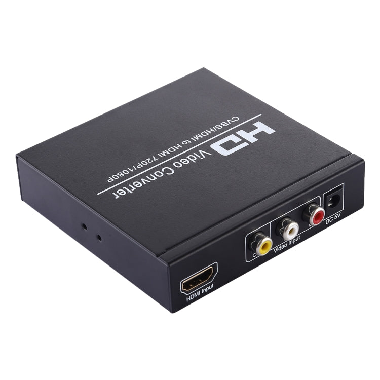 NK-8A AV + HDMI to HDMI HD Video Converter(Black) - Converter by buy2fix | Online Shopping UK | buy2fix