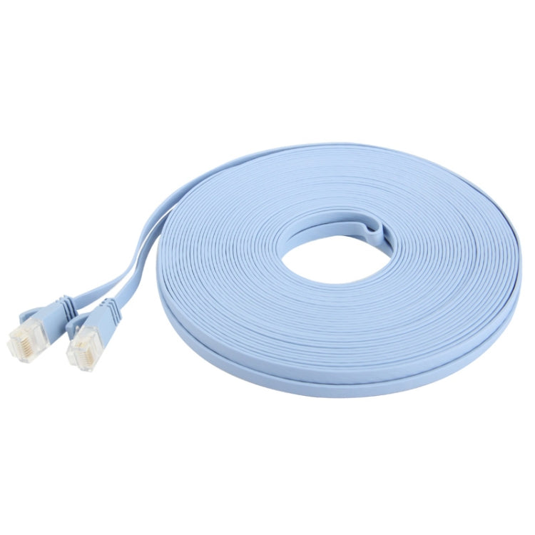 CAT6 Ultra-thin Flat Ethernet Network LAN Cable, Length: 20m (Baby Blue) - Lan Cable and Tools by buy2fix | Online Shopping UK | buy2fix