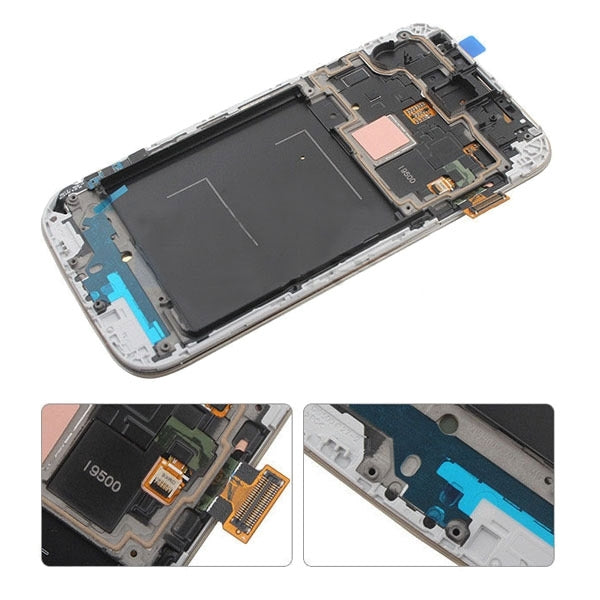 Original LCD Display + Touch Panel with Frame for Galaxy S4 CDMA / i545(Black) - Galaxy S Series Parts by buy2fix | Online Shopping UK | buy2fix