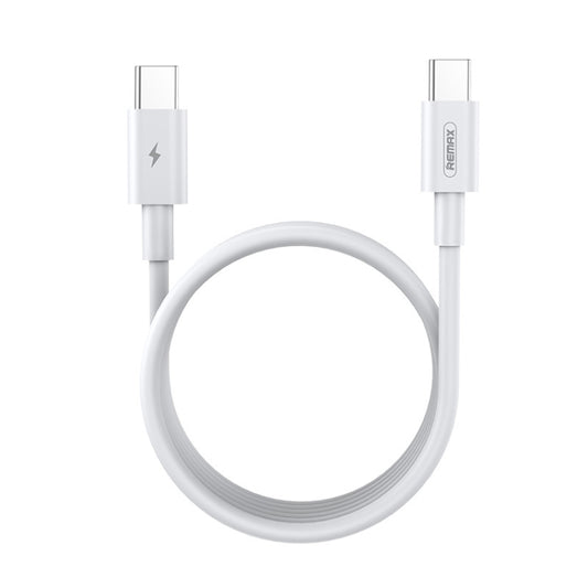 REMAX Marlik Series RC-183c PD 100W USB-C / Type-C to USB-C / Type-C Interface Fast Charging Data Cable, Cable Length: 2m(White) - USB-C & Type-C Cable by REMAX | Online Shopping UK | buy2fix