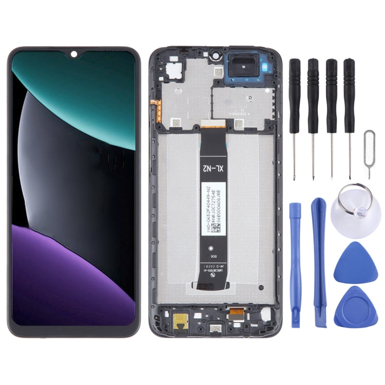 For Xiaomi Poco C51 OEM Material LCD Screen Digitizer Full Assembly with Frame - LCD Screen by buy2fix | Online Shopping UK | buy2fix