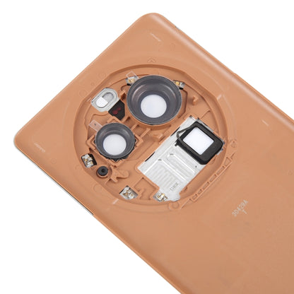 For OPPO Find X6 Pro Original Battery Back Cover with Camera Lens Cover(Brown) - Back Cover by buy2fix | Online Shopping UK | buy2fix