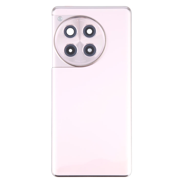 For OnePlus Ace 3 PJE110 Original Glass Battery Back Cover with Camera Lens(Rose Gold) - Back Cover by buy2fix | Online Shopping UK | buy2fix