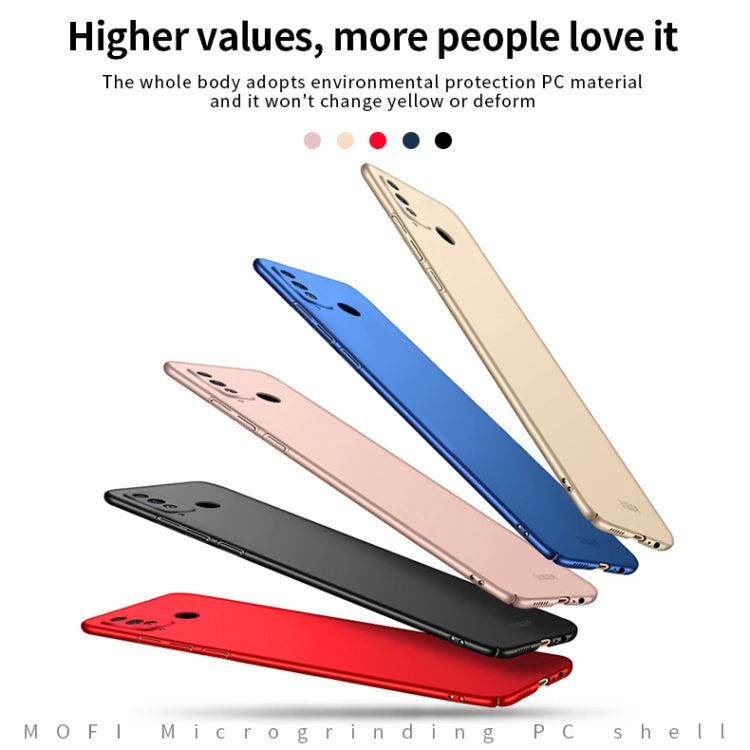 For Huawei Honor Play 4T MOFI Frosted PC Ultra-thin Hard Case(Blue) - Honor Cases by MOFI | Online Shopping UK | buy2fix