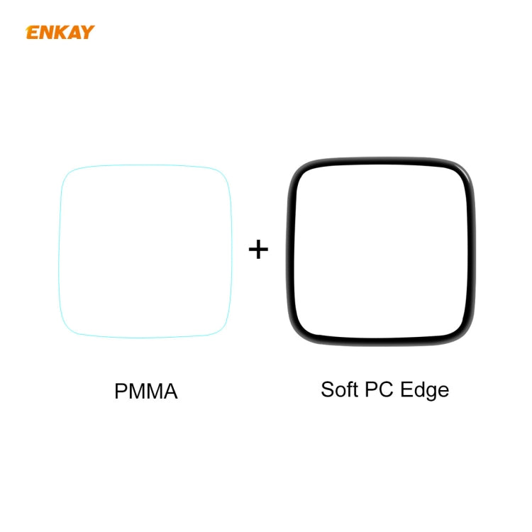 1 PCS For Fitbit Versa 3 / Fitbit Sense ENKAY Hat-Prince 3D Full Screen Soft PC Edge + PMMA HD Screen Protector Film - Screen Protector by ENKAY | Online Shopping UK | buy2fix