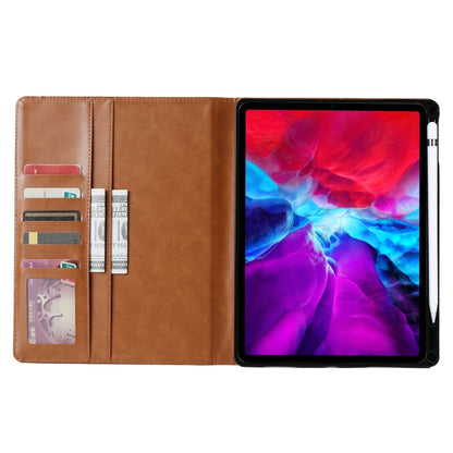 For iPad Air 11 2024 / Air 2022/2020 10.9 Knead Skin Texture Leather Tablet Case(Wine Red) - iPad Air (2022) / (2020) 10.9 Cases by buy2fix | Online Shopping UK | buy2fix