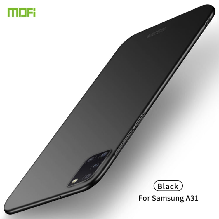 For Samsung Galaxy A31 MOFI Frosted PC Ultra-thin Hard Case(Black) - Galaxy Phone Cases by MOFI | Online Shopping UK | buy2fix