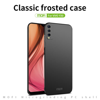 For vivo Y30 MOFI Frosted PC Ultra-thin Hard Case (Black) - vivo Cases by MOFI | Online Shopping UK | buy2fix